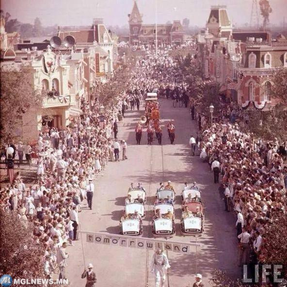 3. Диснейленд в день открытия.1955 год. история, неизвестные фото, фото